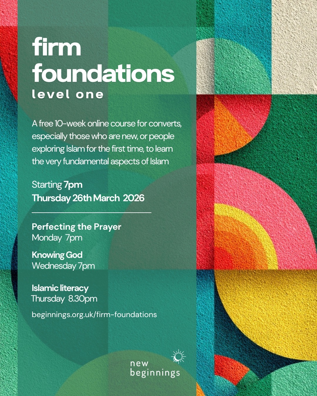 Firm Foundations Level 1