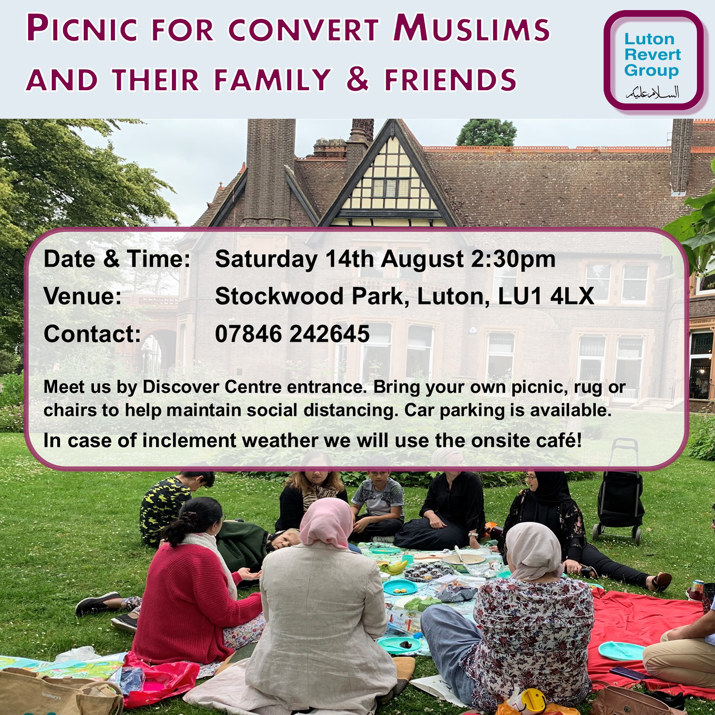 Picnic for new Muslims and their families and friends 