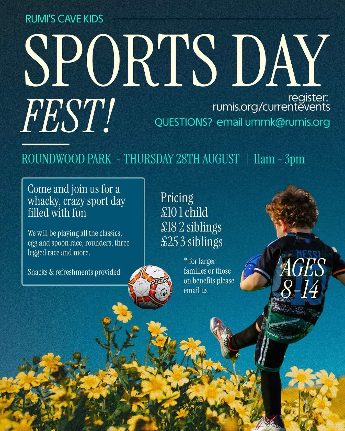 Rumi's Cave Sports Day Fest!