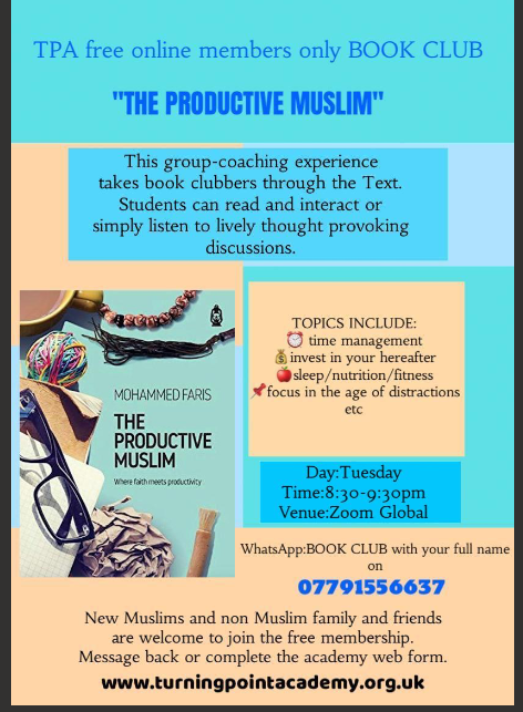 Book Club: Productive Muslim - Weekly Sisters only 