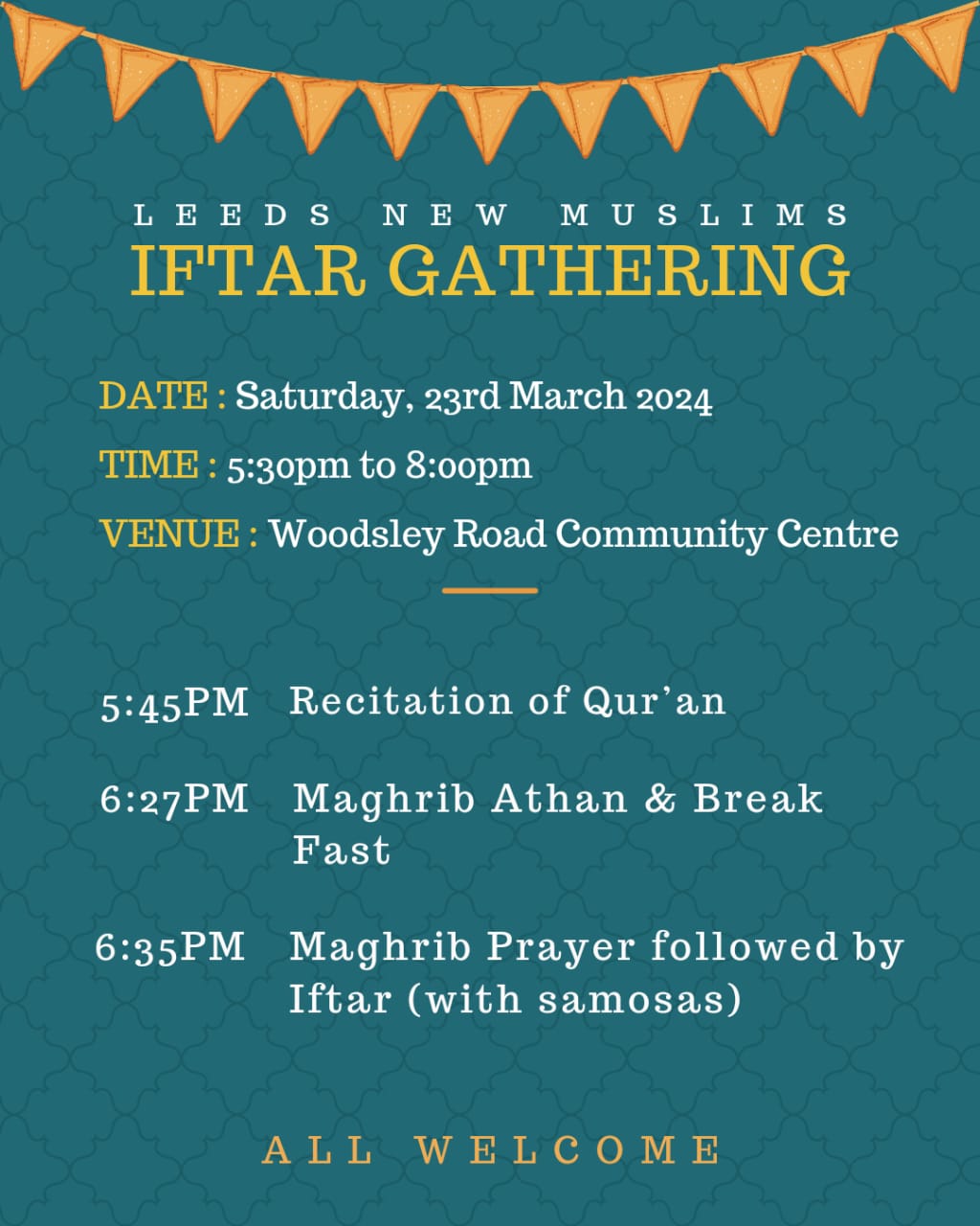 Ramadan Iftar in Leeds